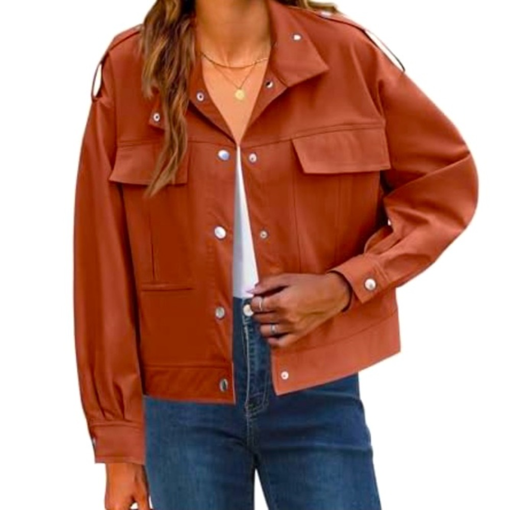 Women's Military Style Fashion Jacket Medium Brand New